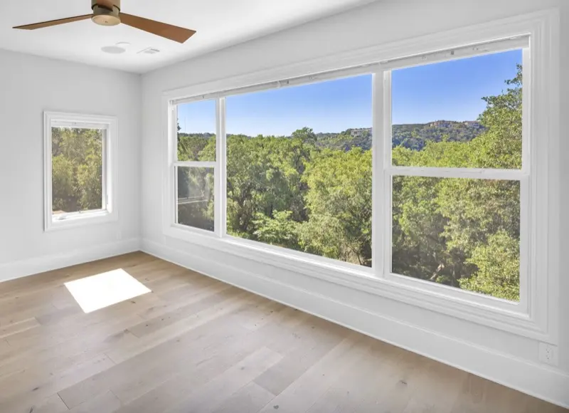Before photo of window opening